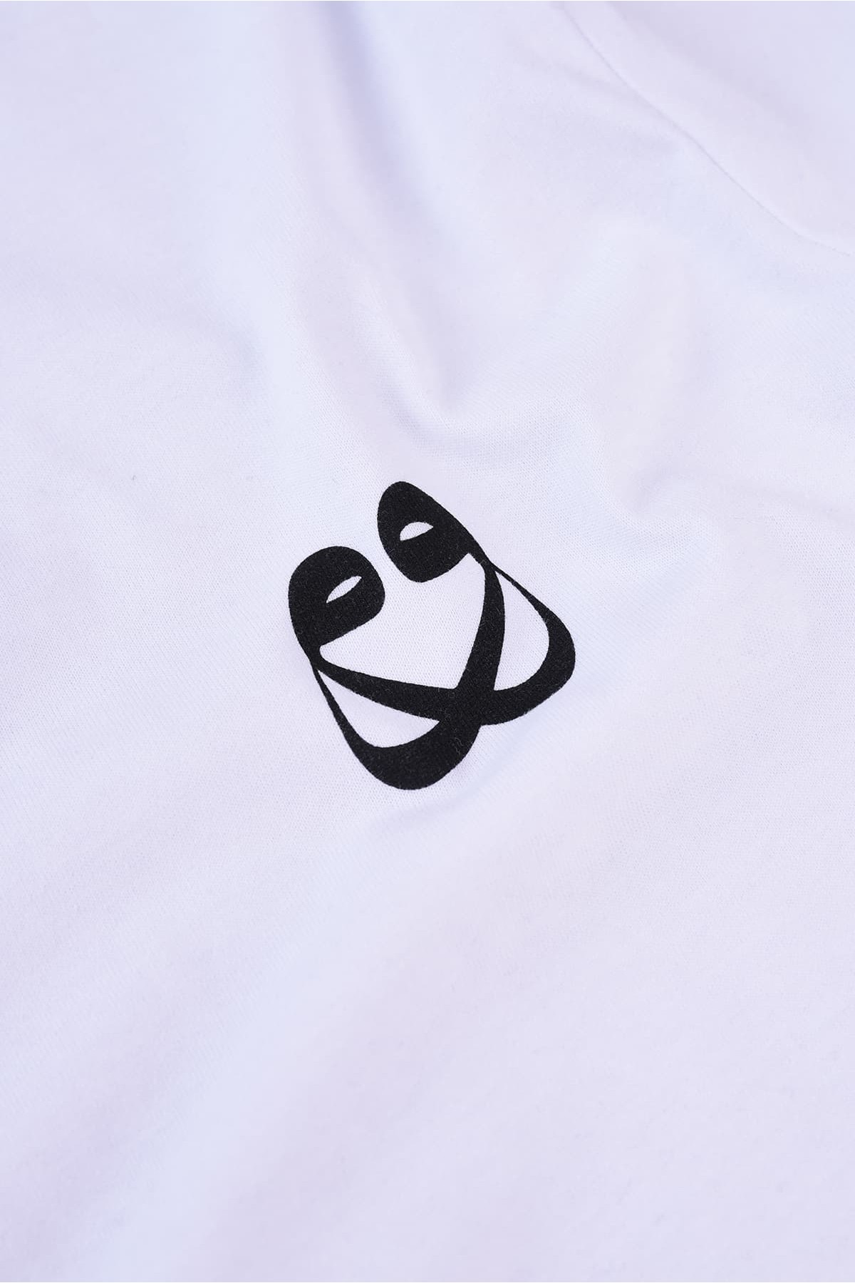 Vav Tasarım Bisiklet Yaka Beyaz Pamuk T-shirt 22’ 